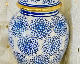 Modern decorative ginger jar.