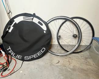 HED 'True Speed' bicycle wheels.