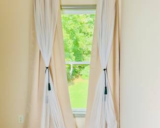 Ornate Tie Back Curtains Victorian Style