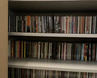 Extensive CD and DVD Collection