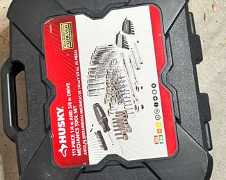 Husky 111-piece mechanic's tool set.