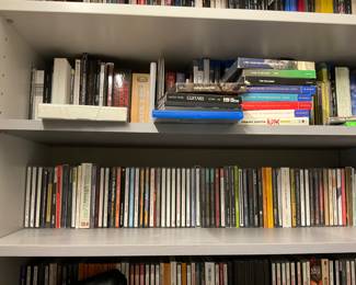 Extensive CD and DVD Collection