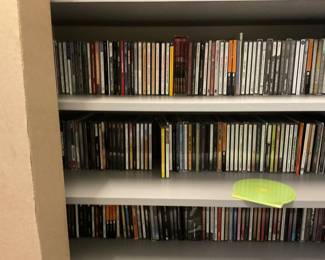 Extensive CD and DVD Collection