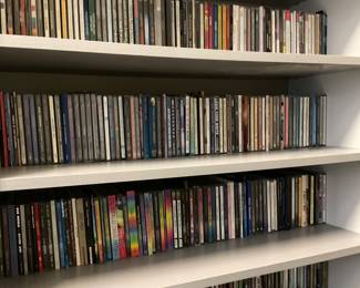 Extensive CD and DVD Collection