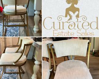 Ballard Designs 4 Like New Allister Bar Stools