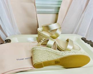 NEW with Box & Dust Bag Stuart Weitzman 'Nearly Nude' sandals 10.5
