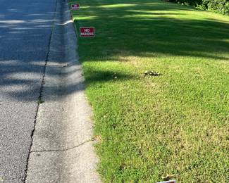 Thank you for parking on one side of the street! 