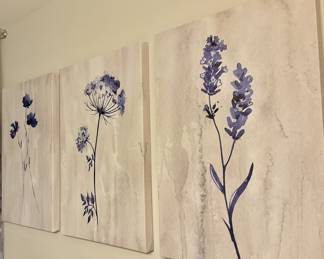 Canvas Prints Featuring Indigo Botanical Designs
