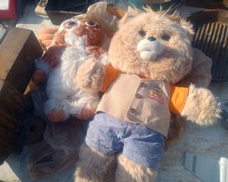 Gizmo and Good ole Teddy!! Vintage