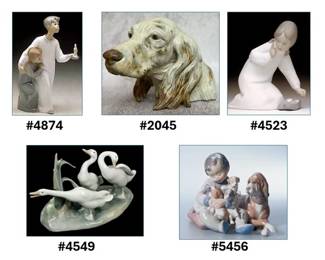 Lladro figurines - a few examples of items available