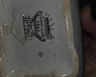 Honfleur, P.B. & S. English transferware Tureen $50