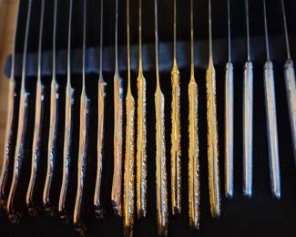 This picture has all knives -but they go to their proper sets