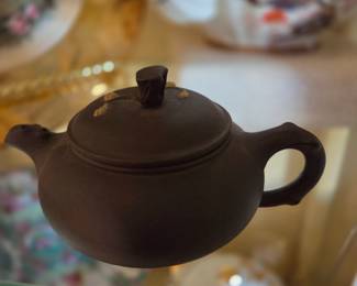 Yixing Zisha clay teapot with Tree branch design $15