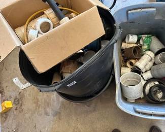 LOT OF WIRE AND PIPE PIECES