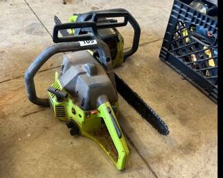 2 POULAN CHAINSAWS