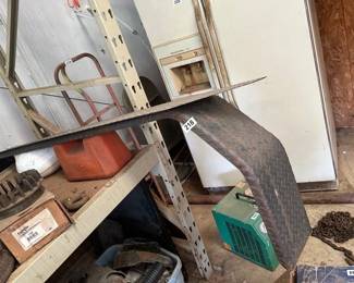 LOT OF DIAMOND PLATE METAL