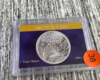 SILVER ROUND TROY OUNCE