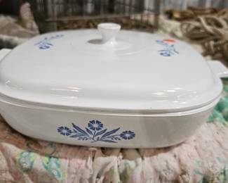 CORNING WARE DISH WITH LID