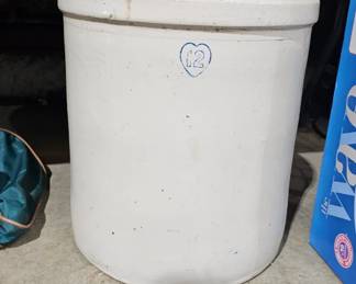 STONEWARE CROCK LARGE