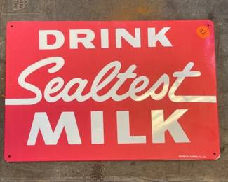 SEALTEST MILK SIGN