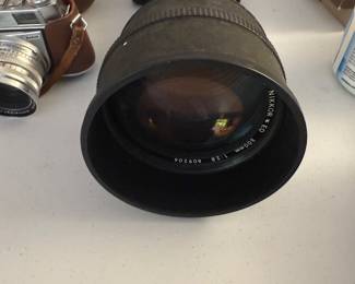 Nikon camera with lens