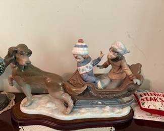 Lladro sleigh