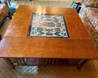 Mission coffee table