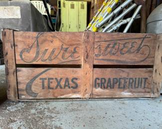 suresweet texas grapefruit crate
