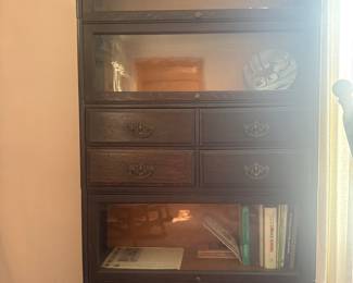 stacking barrister)lawyer) bookcases