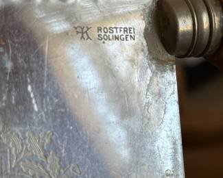 Rostfei Solingen cleaver