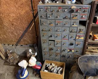 great metal doodad/multi drawer cabinet