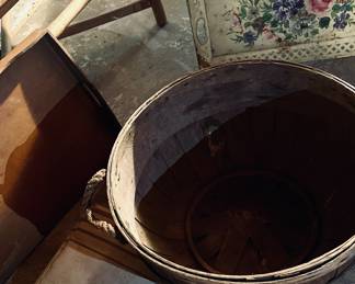 Basket and trays - have stories to tell