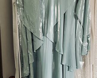 Beautiful Sea green Mother of the Bride dress