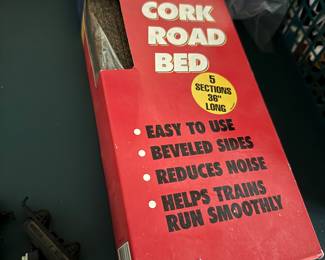 cork ROad beds for lionel train set 