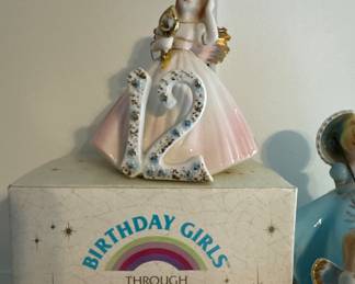 Josef originals Birthday girl  figurine 