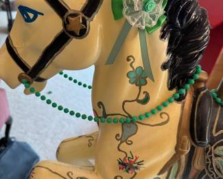 little carousel horse, thinking its about 3.5Feet high,
