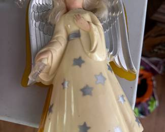 vintage tree topper angel 