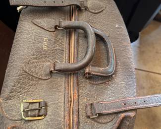 antique leather bag 