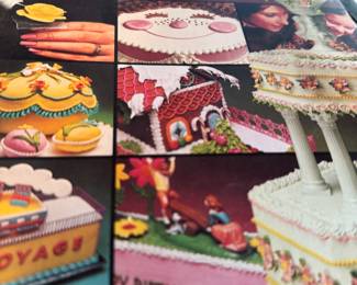 vintage cake making books 