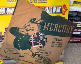 Mercury sleeve for a record (no record in it) 