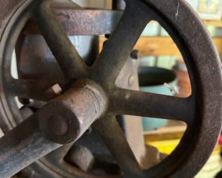 part of the cast iron press 