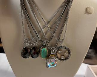 There are 100's of pieces of jewelry available including a large selection of STERLING SILVER PIECES!