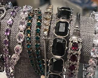 There are 100's of pieces of jewelry available including a large selection of STERLING SILVER PIECES!