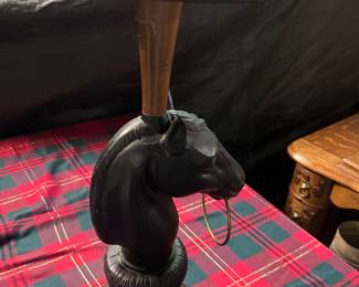 Vintage Horsehead Smoking Stand