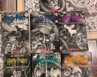 Complete paperback set of J.K Rowling’s Harry Potter Series