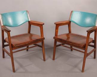 Gunlocke MCM arm chairs
