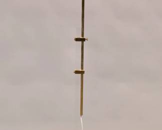 Lucite floor lamp Charles Hollis Jones style