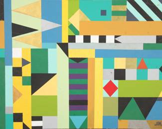 Joe Breeden Painting- Geometric Abstract