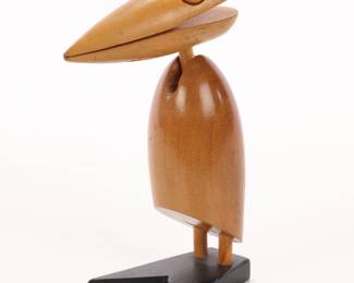 Counterpoint wooden Pelican note holder
