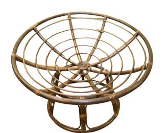 Papasan bamboo frame